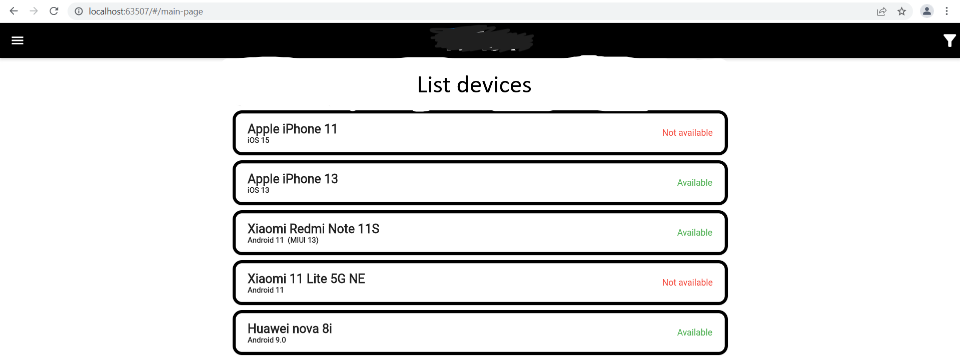 sample of output