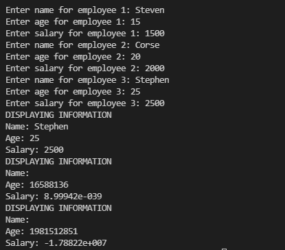 CODE OUTPUT: 