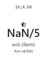 i want 4.68 in "Nan" place