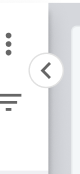 angle left icon on top of a tab