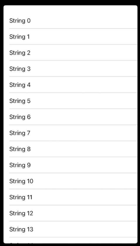 UITableView swift iOS