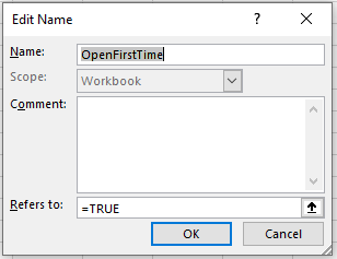 Add name to the Workbook