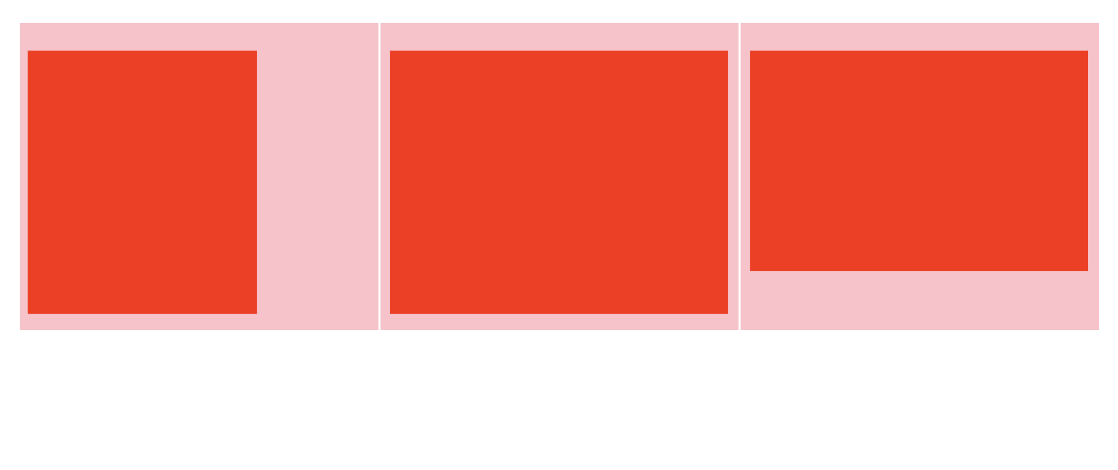 Desired state of the website section