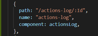 the actions-log router