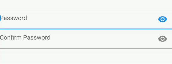 password visibility