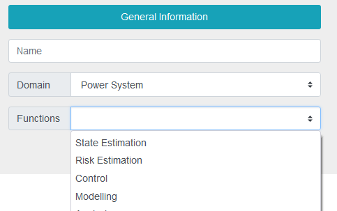 State after selecting something in the upper dropdown list