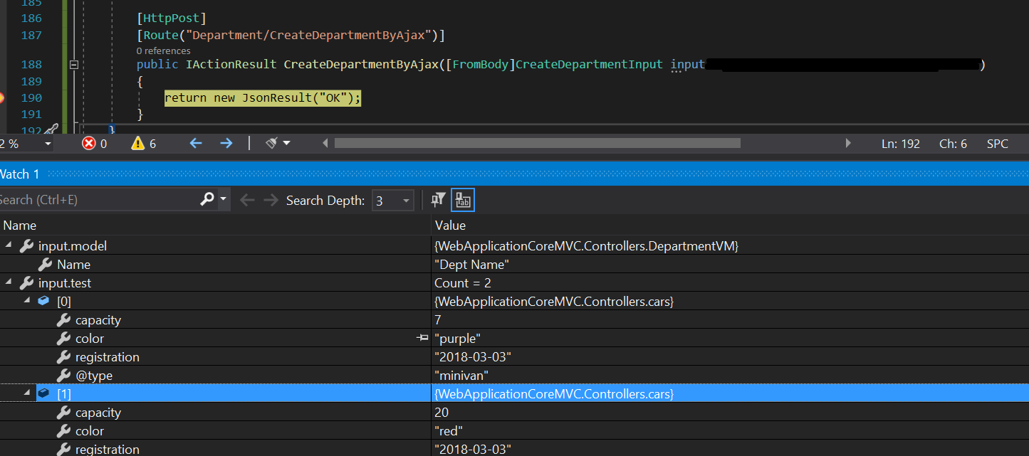 Visual Studio Debugging Output