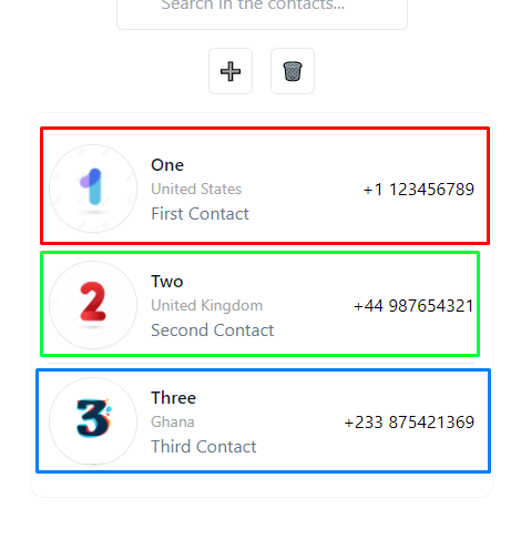 Example for code behaviour