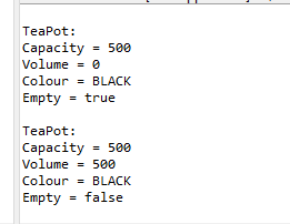 ScreenShot of output