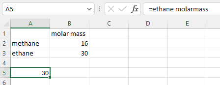 Getting the intersecting value using a named row and named column