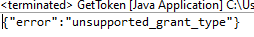 error screenshot
