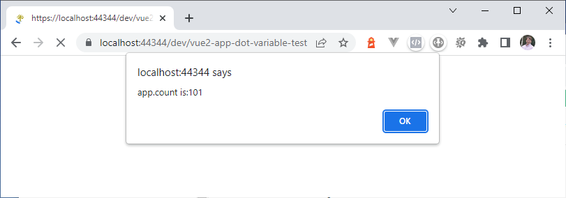 vue 2 app.count alert