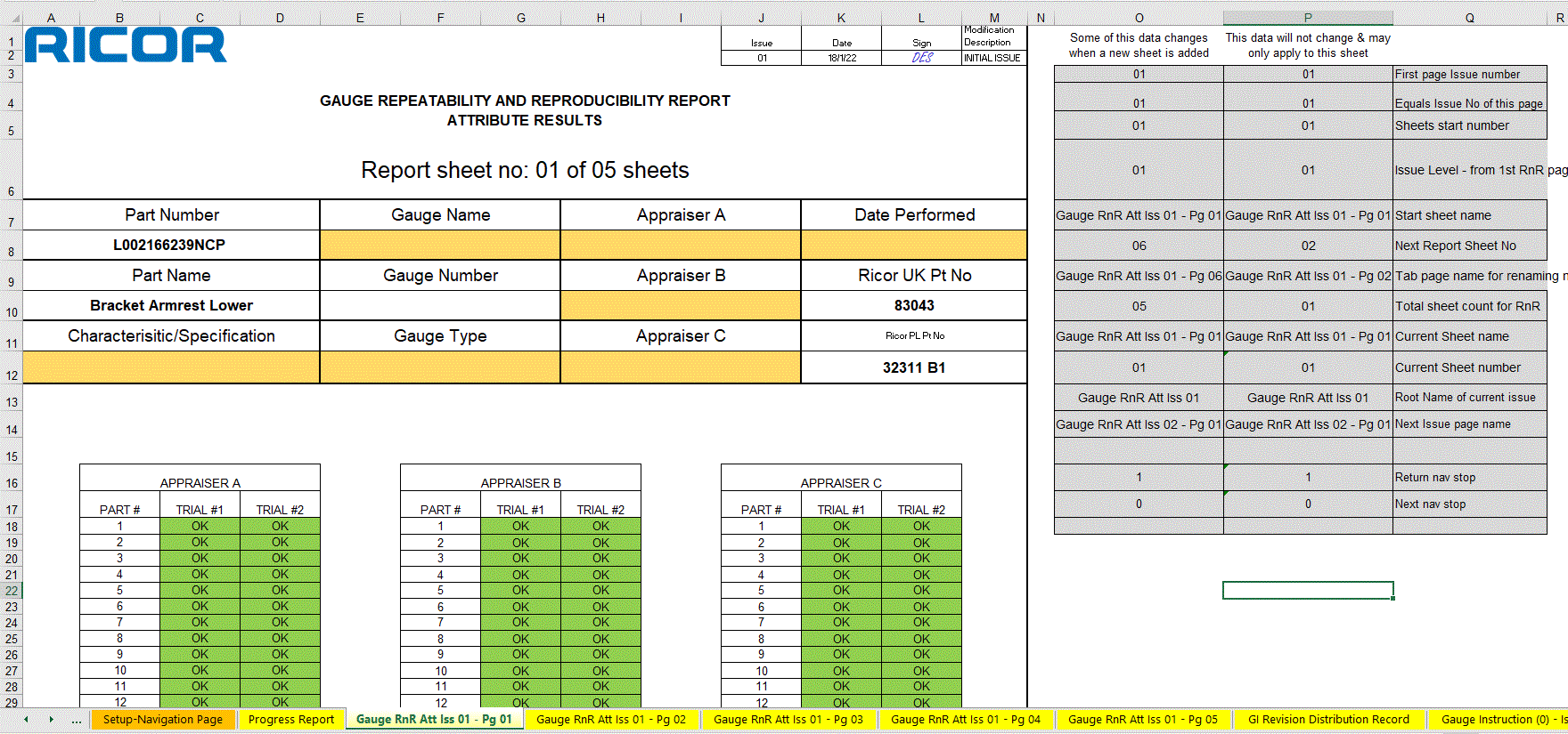 Pic shows current tab names and where the two cells are that the data comes form for the selection and re-name parts of the code