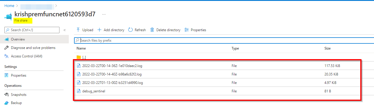 FileSystemLogFilesinHost