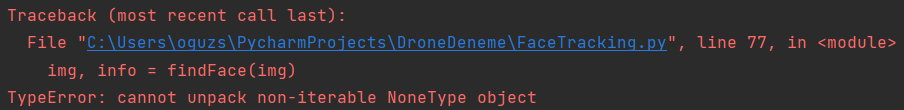 TypeError: cannot unpack non-iterable NoneType object