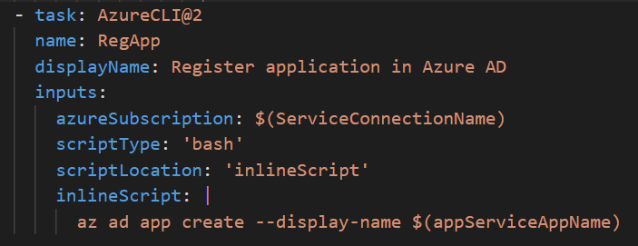 job in Azure pipeline