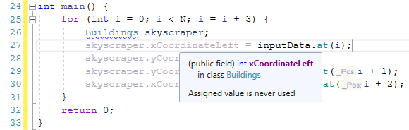 Visual Studio tooltip