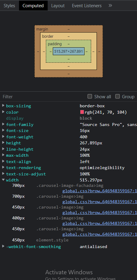 img element width with CSS