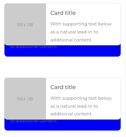 An image showing the revealed concealed blue card