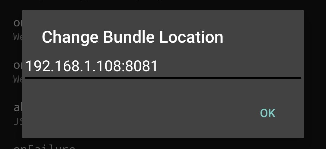 change bundle location