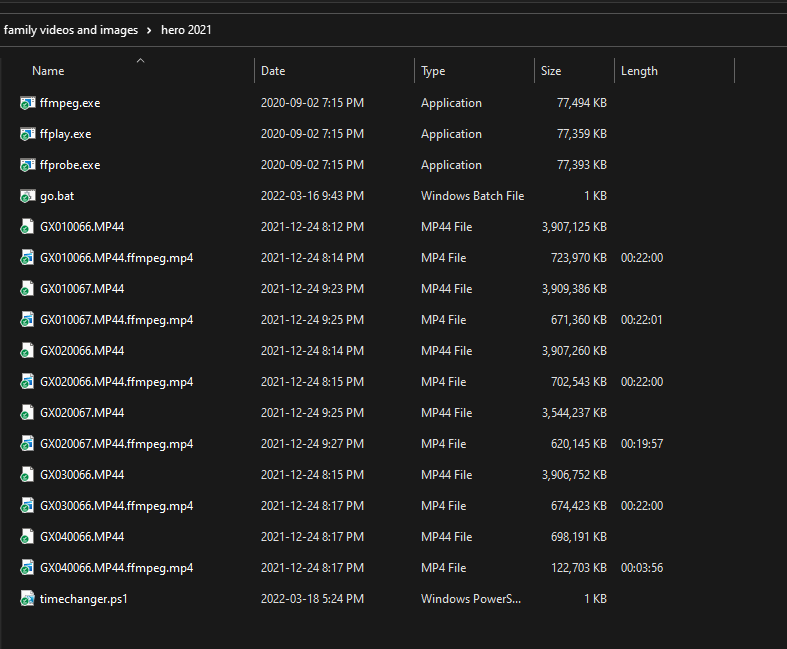 explorer file dates don't match