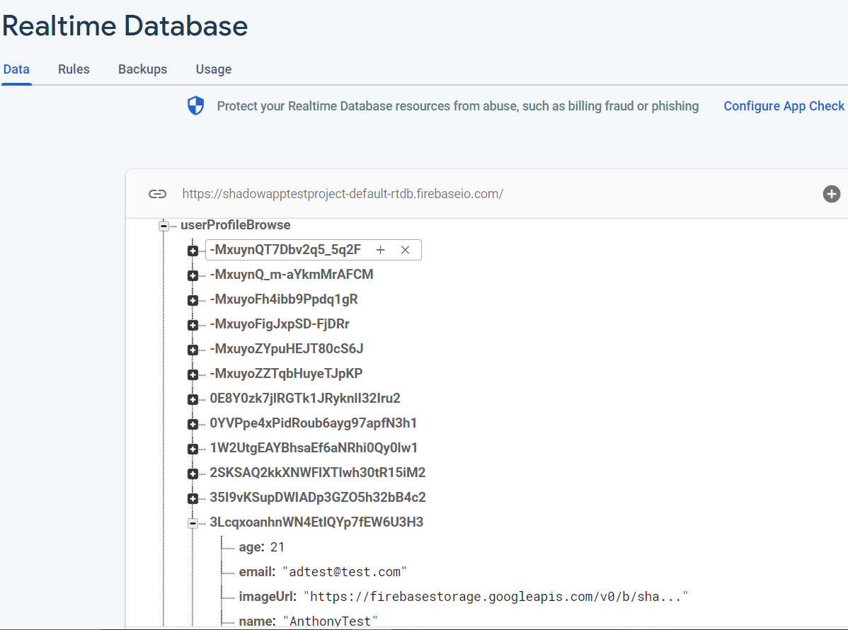 RealTime Database in firestore