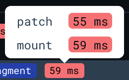 tooltip with multiple measurements