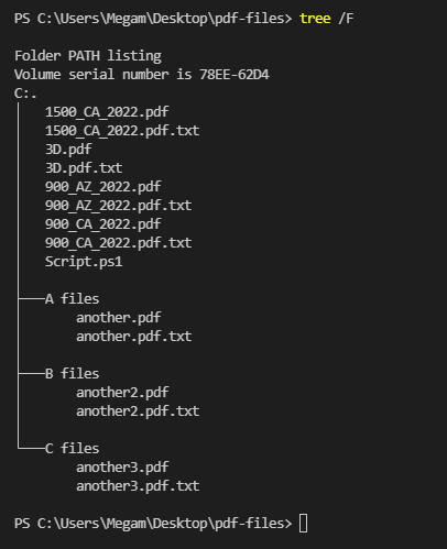 result files