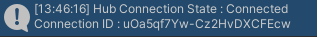 Console Log from Connector.cs