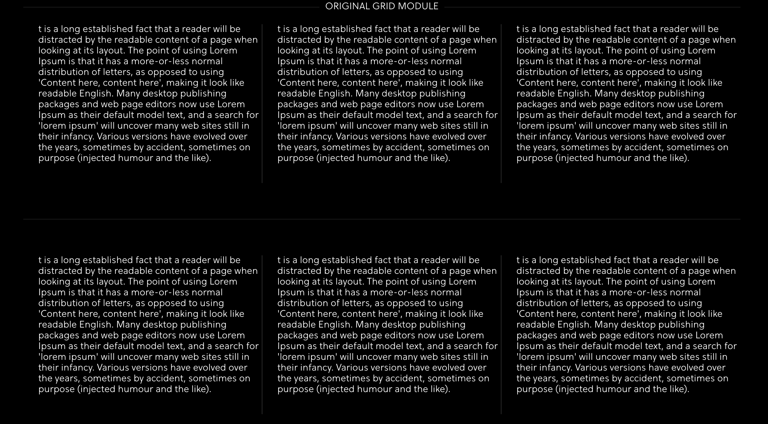 Grid grow example