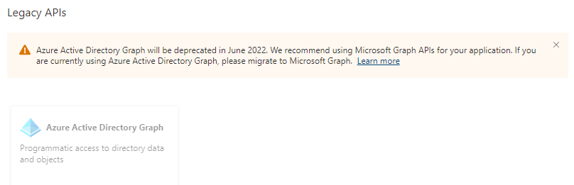 azure ad deprecation