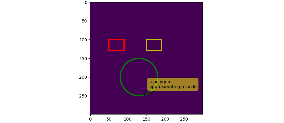 mplcursor with rectangles and circles