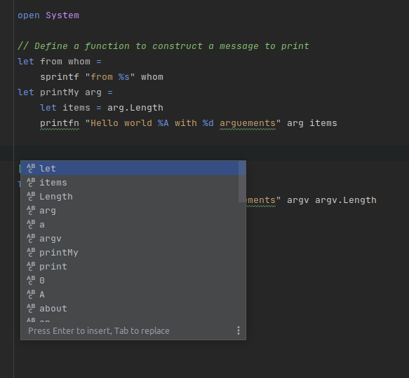 Figure shows syntax highlighting but no autocomplete