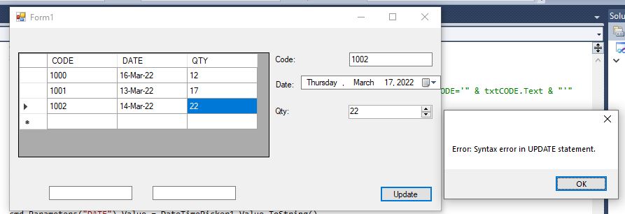 form display gridview and textbox