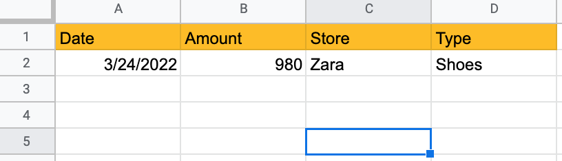 Google Sheet Correct Ouput