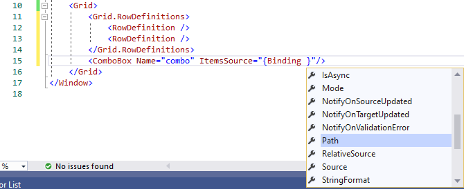 Visual Studio XAML Editor