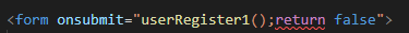 return false here brings a red line. even tried it with the "return <function()> and that also gave red line