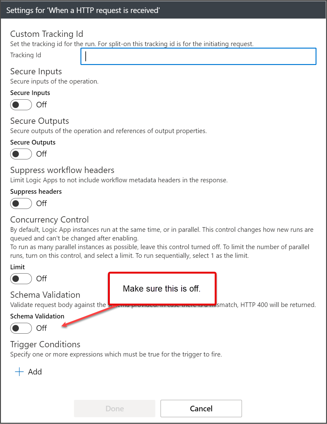 Schema Validation