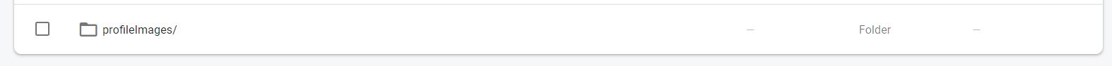 Profile image folder