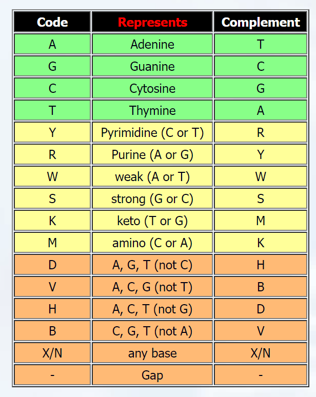 This figure illustrates the nucleotide ambiguity