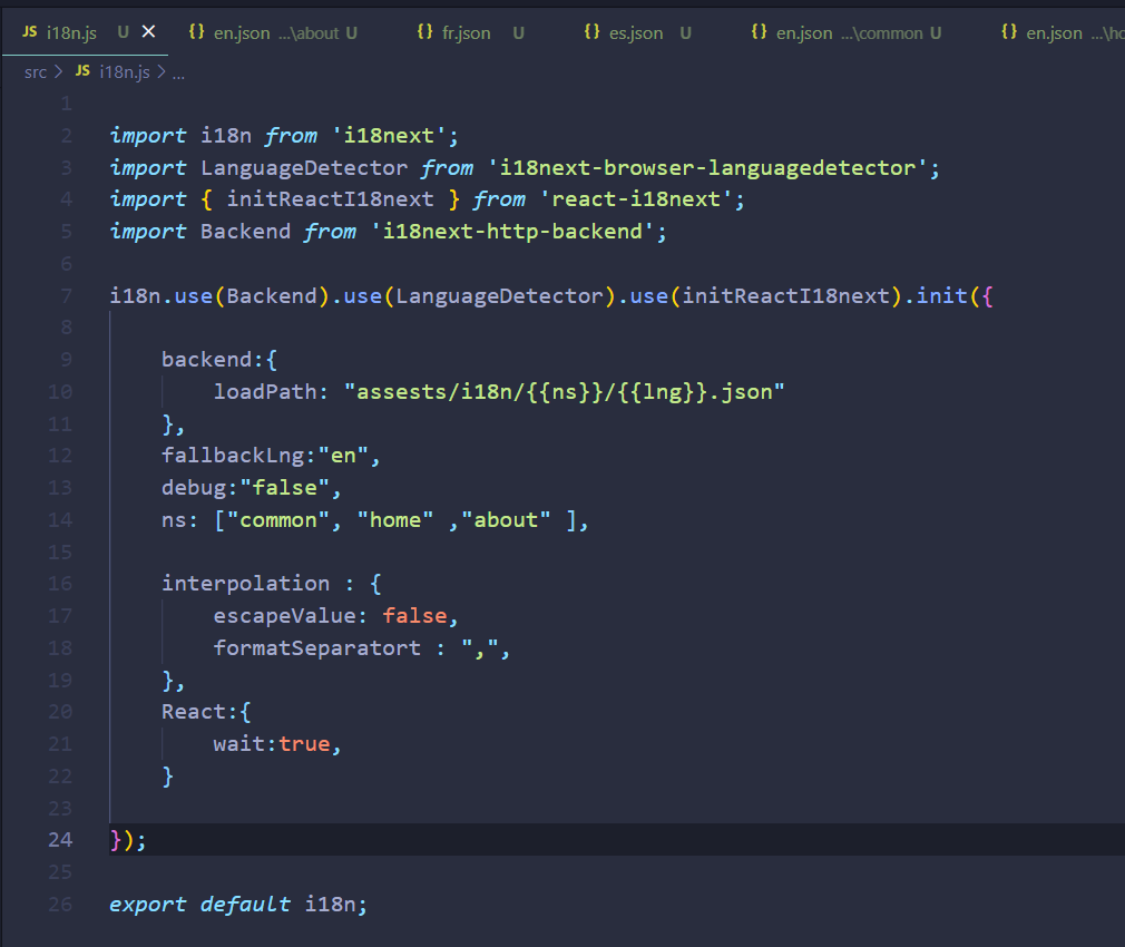 i18next file
