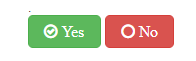 output with 'Yes' selected