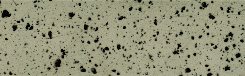 metallographic image of porous alloy