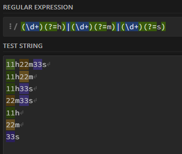 regex and string