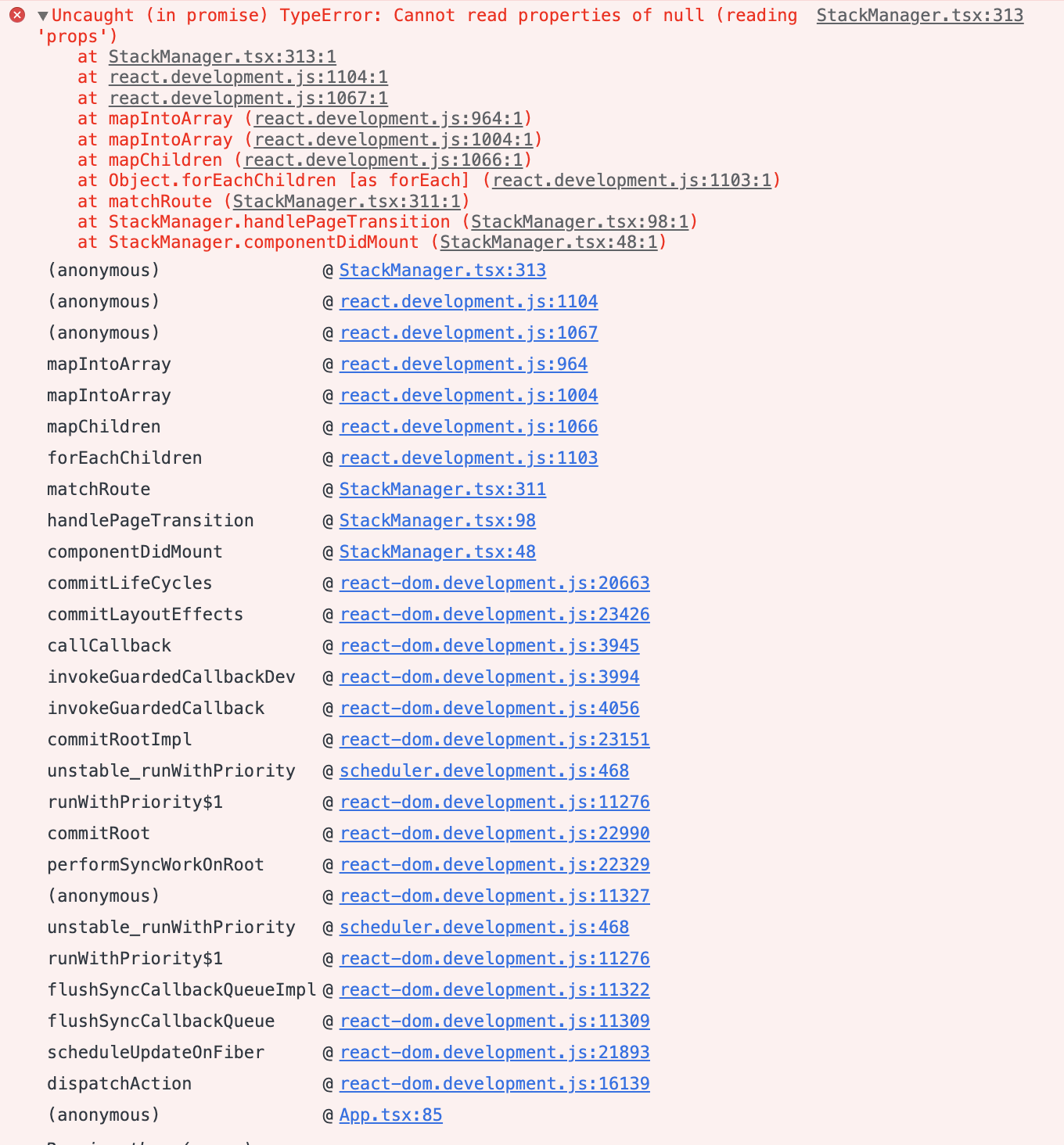 Stacktrace