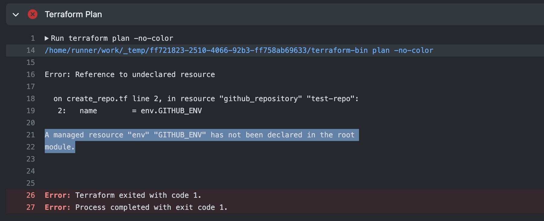 how to declare it in the root module of terraform