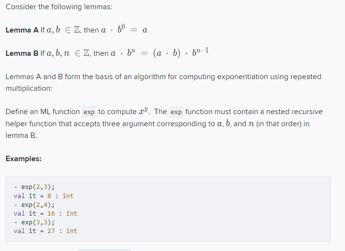 The example input and output 