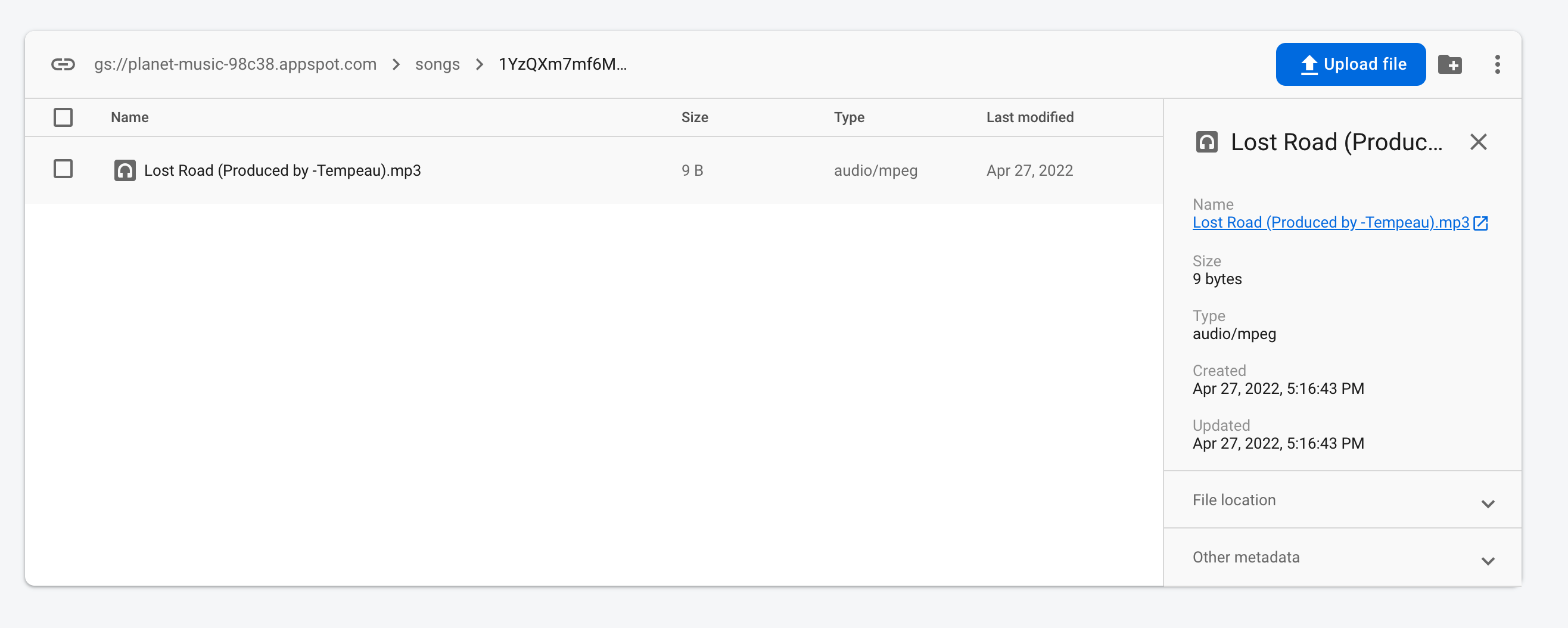 Firebase Storage Image