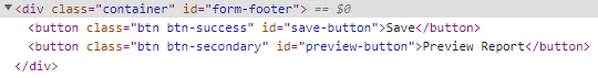 Tag indentation looks fine in the developer console...