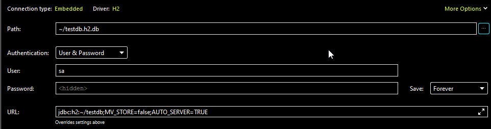 Data source configuration